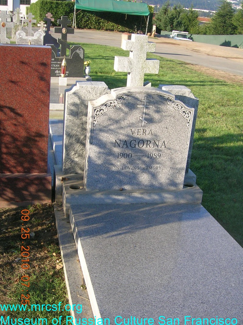 Grave/tombstone of NAGORNA Vera