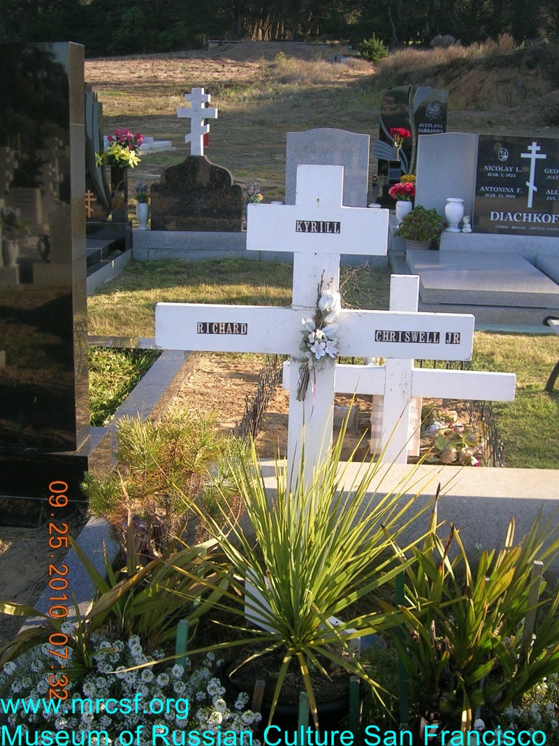 Grave/tombstone of CHRISWELL Richard  Jr.