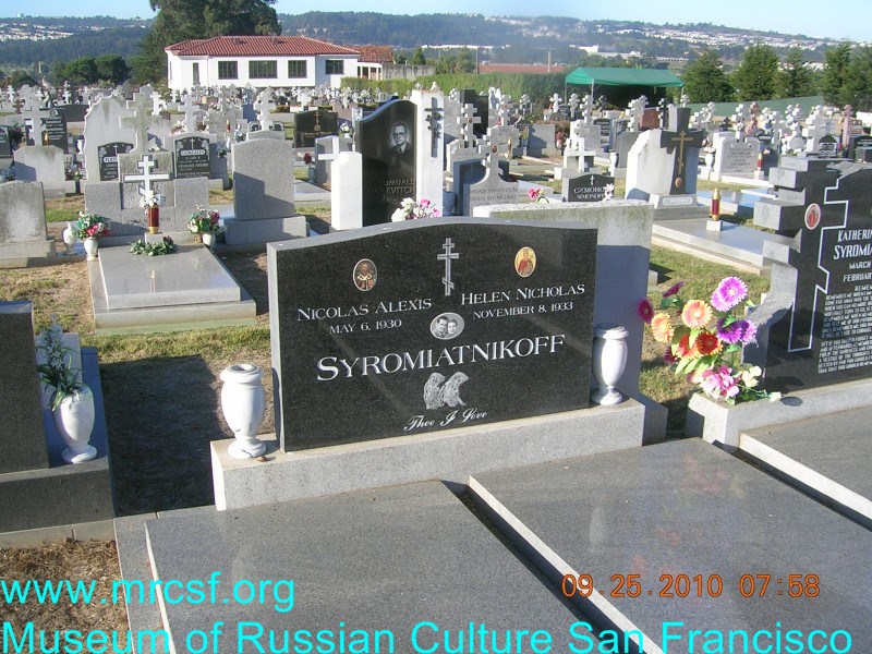 Могила/надгробие СЫРОМЯТНИКОВА Елена Николаевна