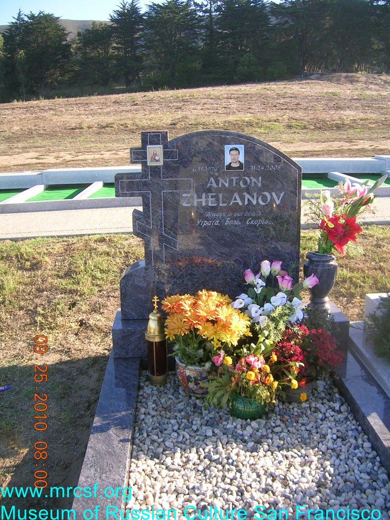 Grave/tombstone of ZHELANOV Anton
