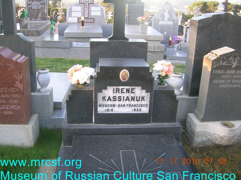 Grave/tombstone of KASSIANUK Irene