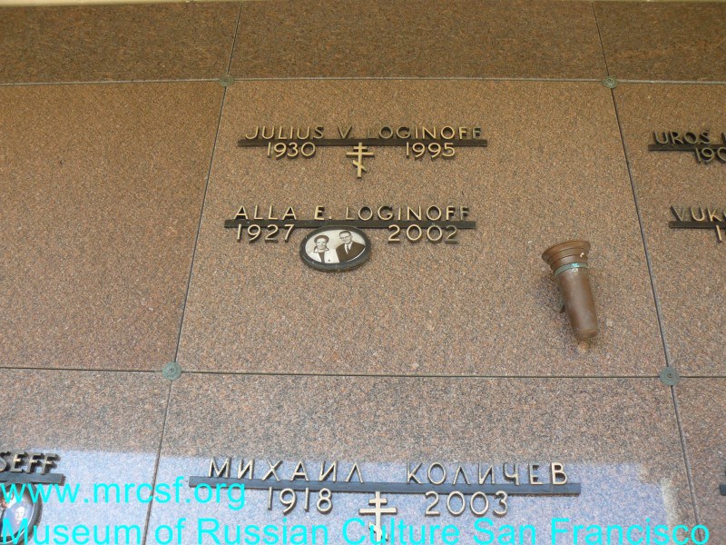 Grave/tombstone of LOGINOFF Alla E.