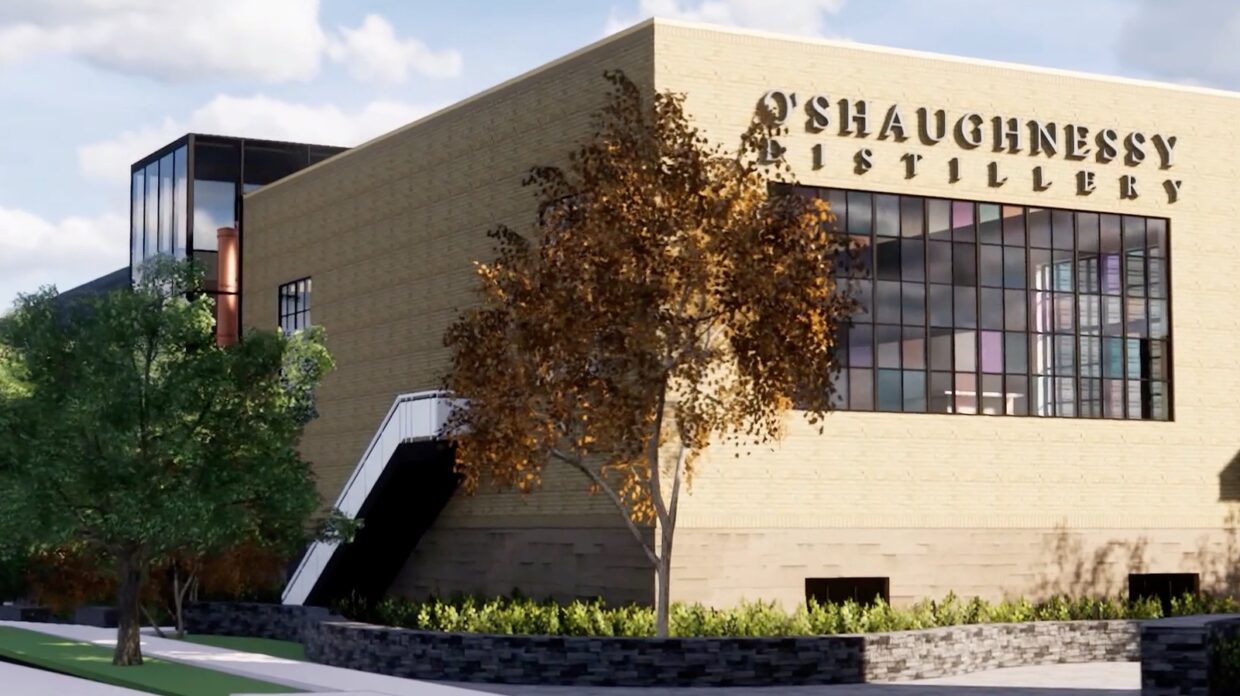 Rendering of O'Shaughnessy Distilling Co. in Minneapolis