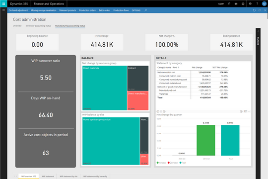 Dynamics 365 for Finance & Operations, Spring 2018