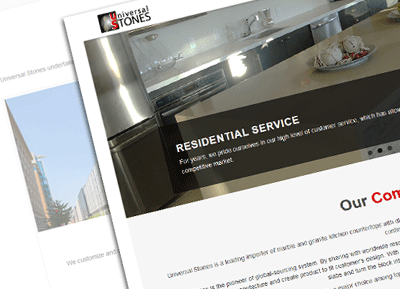 Universal Stone website thumbnail