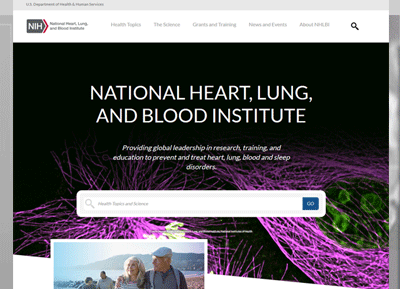 NHLBI website thumbnail