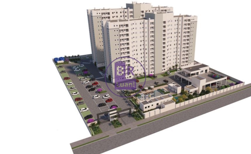 Apartamento no residencial le monde com 2 quartos e sacada –