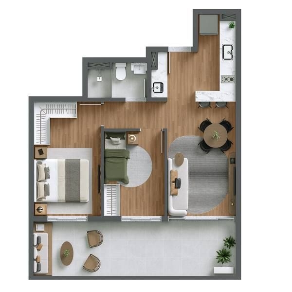 Venda de Apartamentos / Padrão na cidade de Londrina