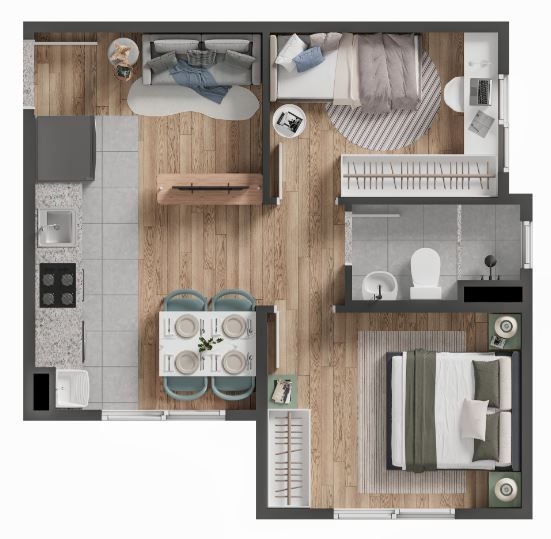 Venda de Apartamentos / Padrão na cidade de Londrina