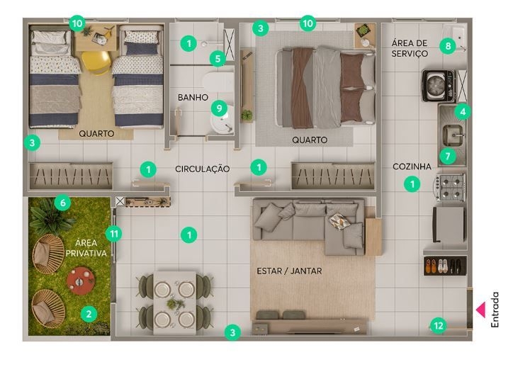 Venda de Apartamentos / Padrão na cidade de Londrina