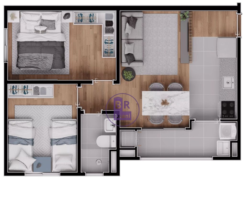 Apartamento para locação ou venda com 2 dormitórios no londo