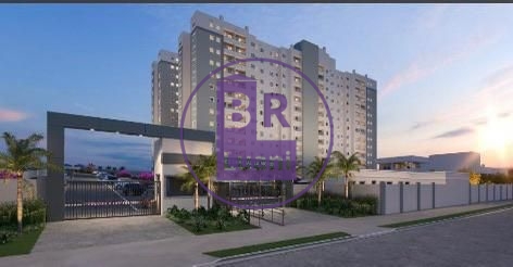 Apartamento no residencial le monde com 2 quartos e sacada –