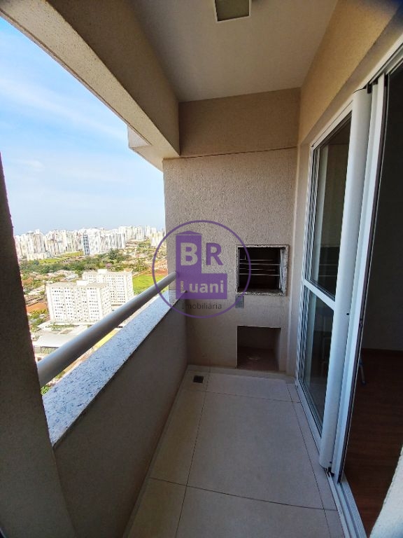 Apartamento para locação na gleba palhano andar alto sol da 