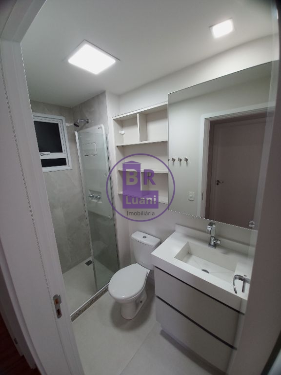 Apartamento para locação na gleba palhano andar alto sol da 