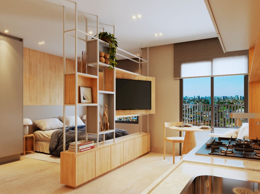 Apartamento, 1 quarto, 33 m² - Foto 2