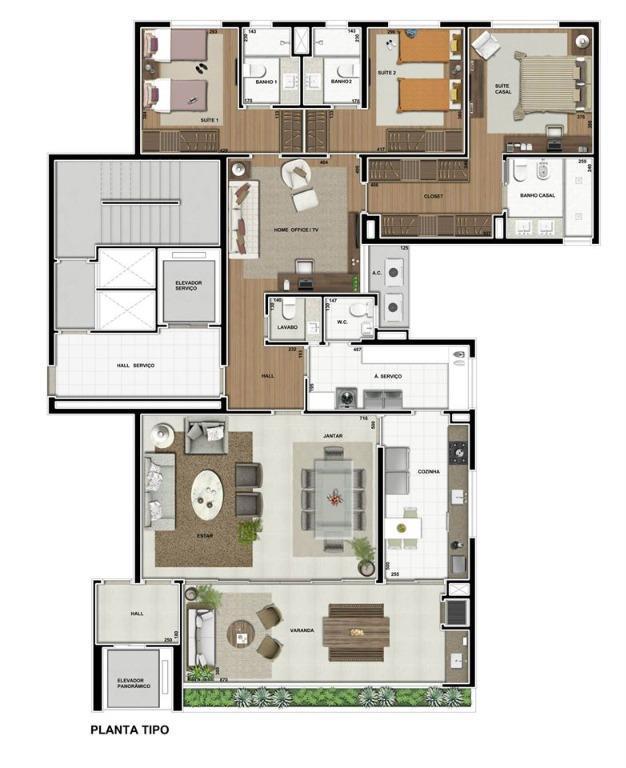 Apartamento, 3 quartos, 204 m² - Foto 20