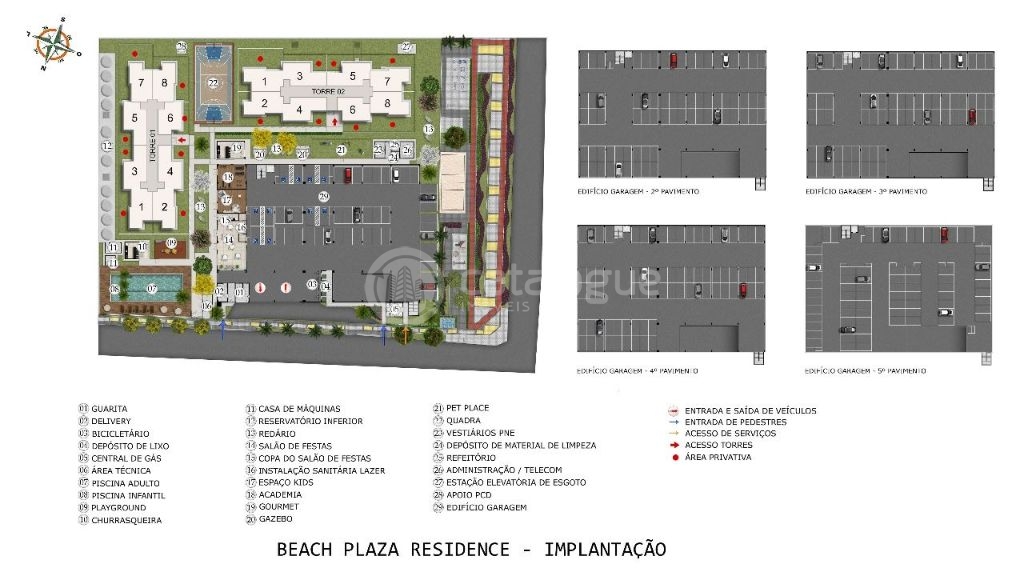 Residencial Beach Plaza em Ponta Negra