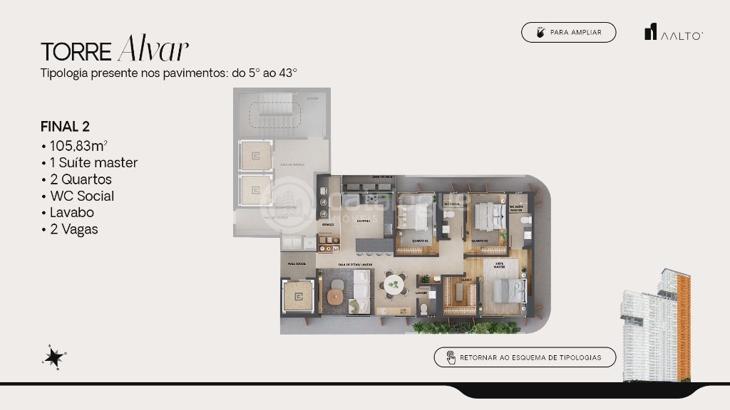 Aalto - tirol - condominio fechado