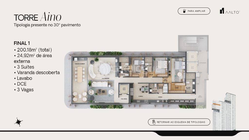 Aalto - tirol - condominio fechado