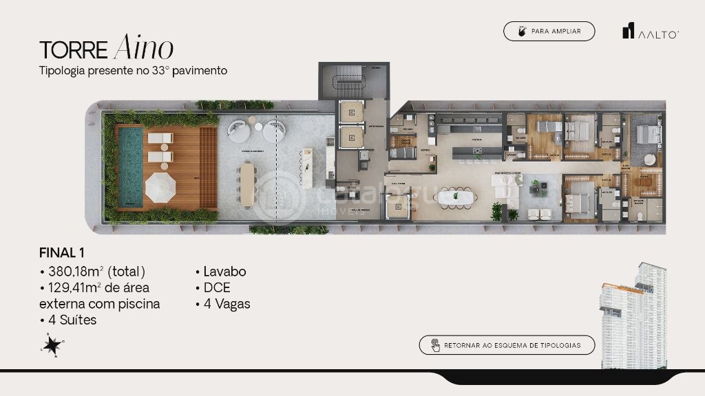 Aalto - tirol - condominio fechado