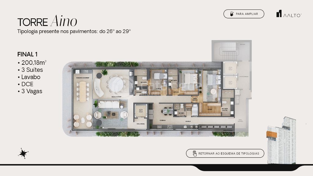 Aalto - tirol - condominio fechado