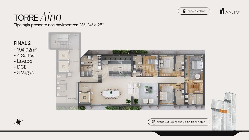 Aalto - tirol - condominio fechado