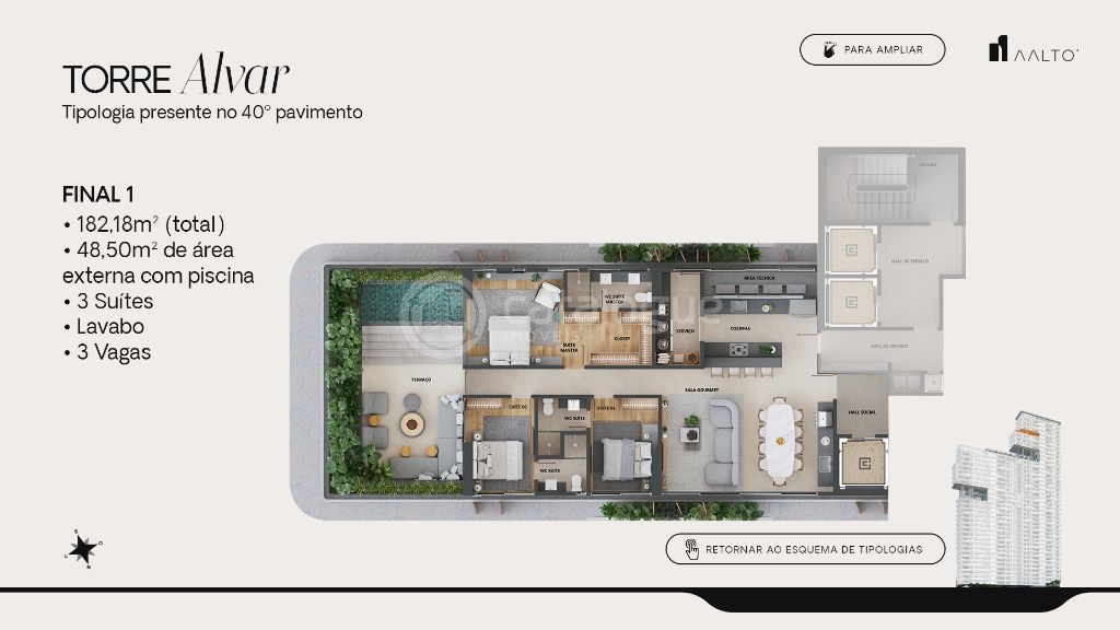 Aalto - tirol - condominio fechado