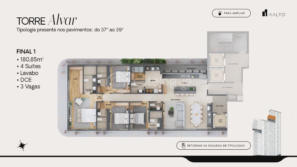 Aalto - tirol - condominio fechado