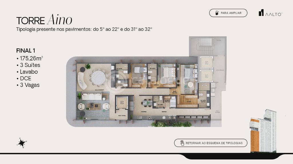 Aalto - tirol - condominio fechado