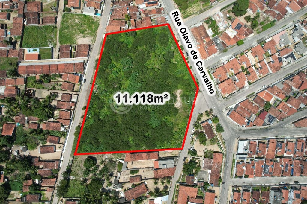 Excelente terreno à venda com 11.118m² em passagem de areia 