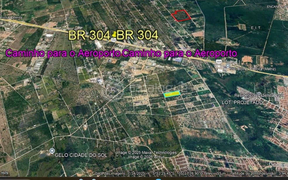 Área à venda em parnamirim/rn – 3 hectares - 30.000 m²