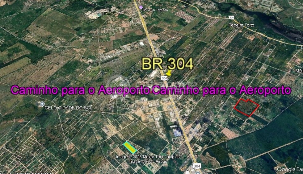 Área à venda em parnamirim/rn – 3 hectares - 30.000 m²