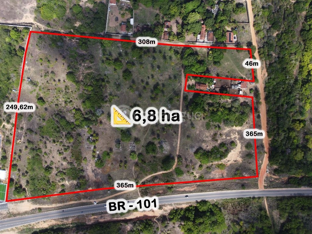 Área na br - 101 - em são gonçalo do amarante 6,8 ha