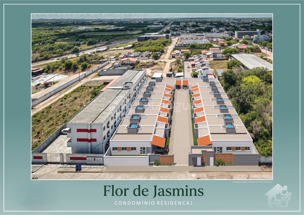 Casa 3 quartos (1 suíte) – condomínio flor de jasmins