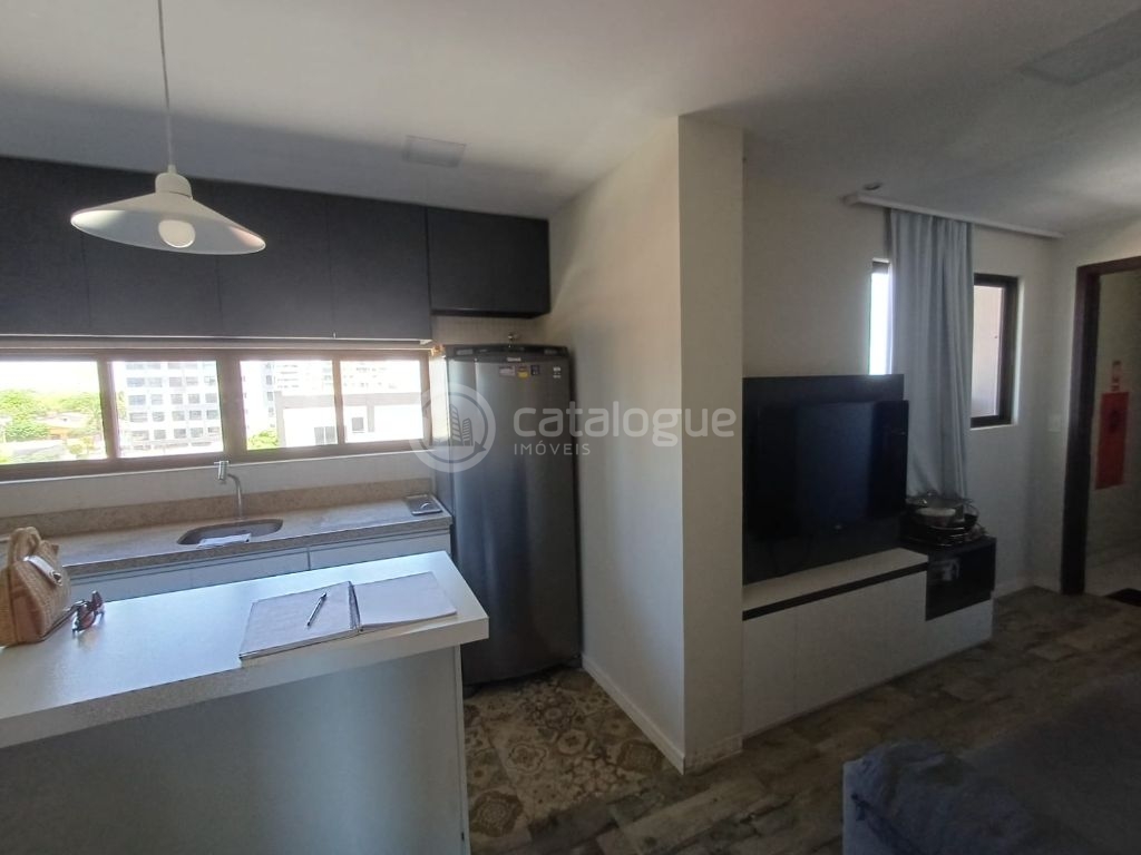 Flat Mobiliado de 35m² no Cacau Flat Ponta Negra Excelente para Morar ou Investir!