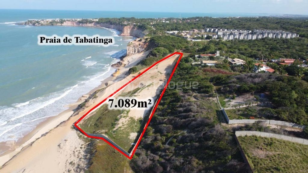 Terreno a beira-mar em tabatinga com projeto para condomínio