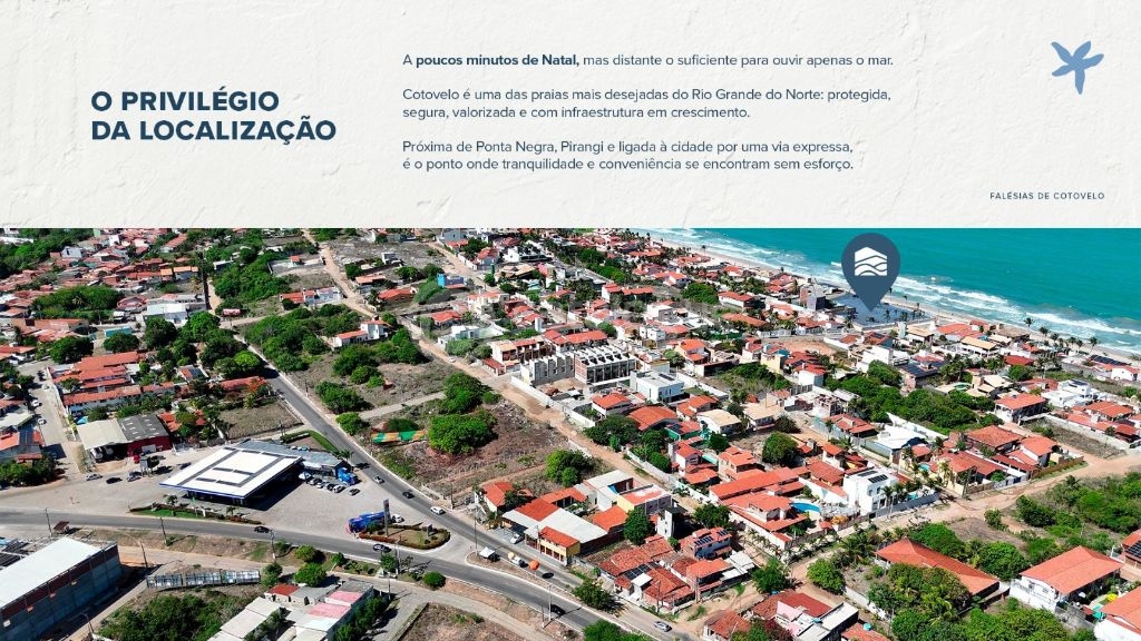 Apartamentos alto padrão pé na areia em cotovelo (03 opções de plantas)