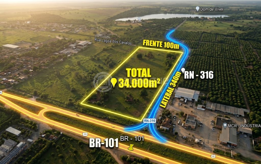 Excelente área comercial/logística de 34.000 m² à venda na b
