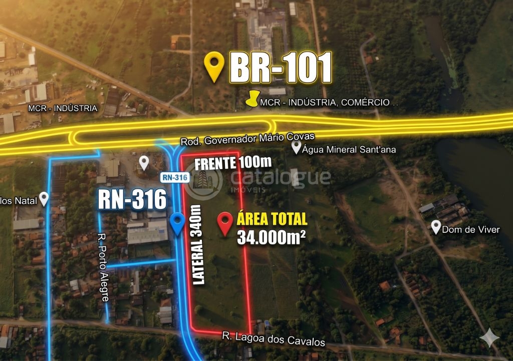 Excelente área comercial/logística de 34.000 m² à venda na b