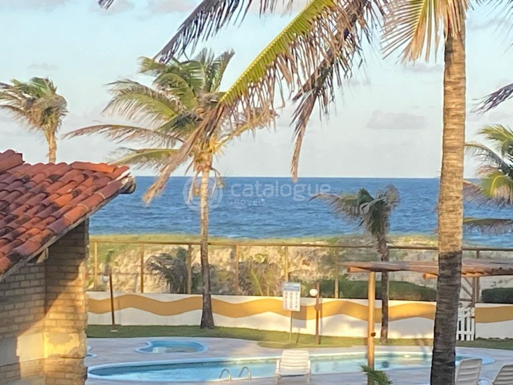 Beira mar apartamento estilo chalé mobiliado em condomínio e