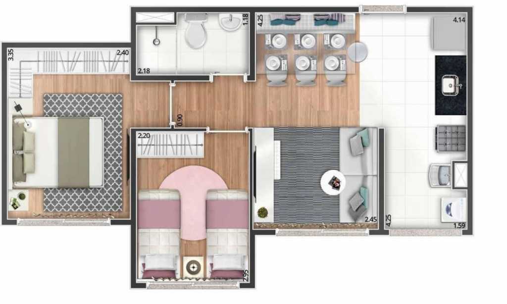 Venda de Apartamentos / Padrão na cidade de Mogi das Cruzes