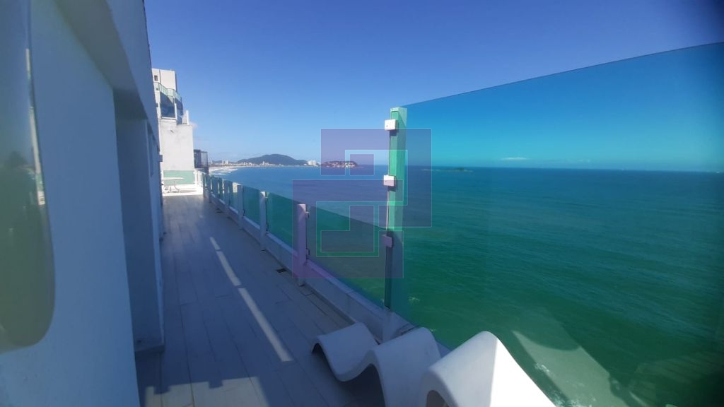 Cobertura penthouse com piscina e churrasqueira , com linda vista para o mar!!!