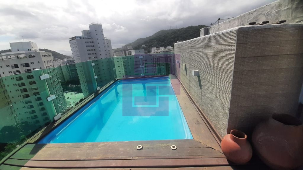Cobertura penthouse com piscina e churrasqueira , com linda vista para o mar!!!