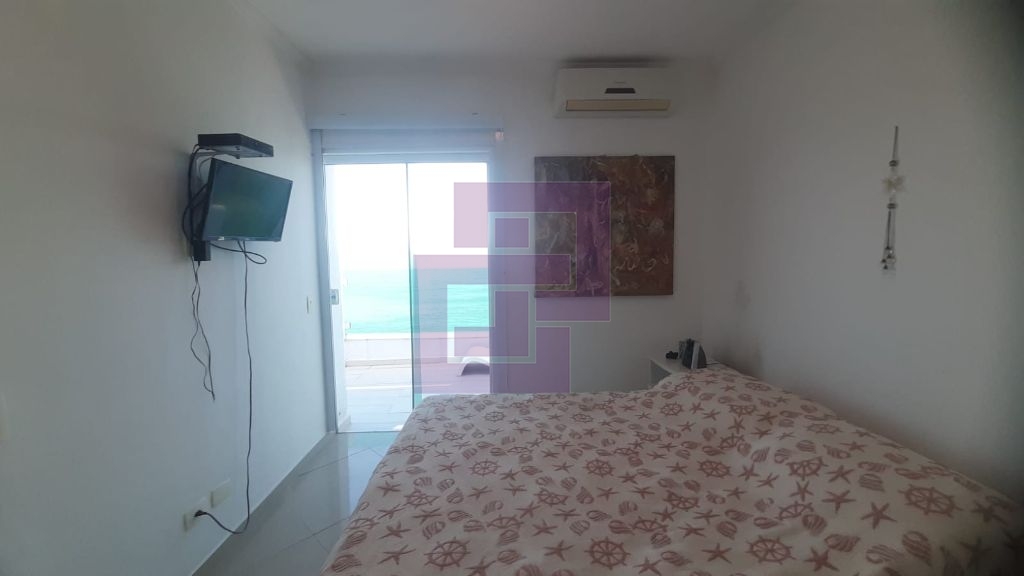 Cobertura penthouse com piscina e churrasqueira , com linda vista para o mar!!!