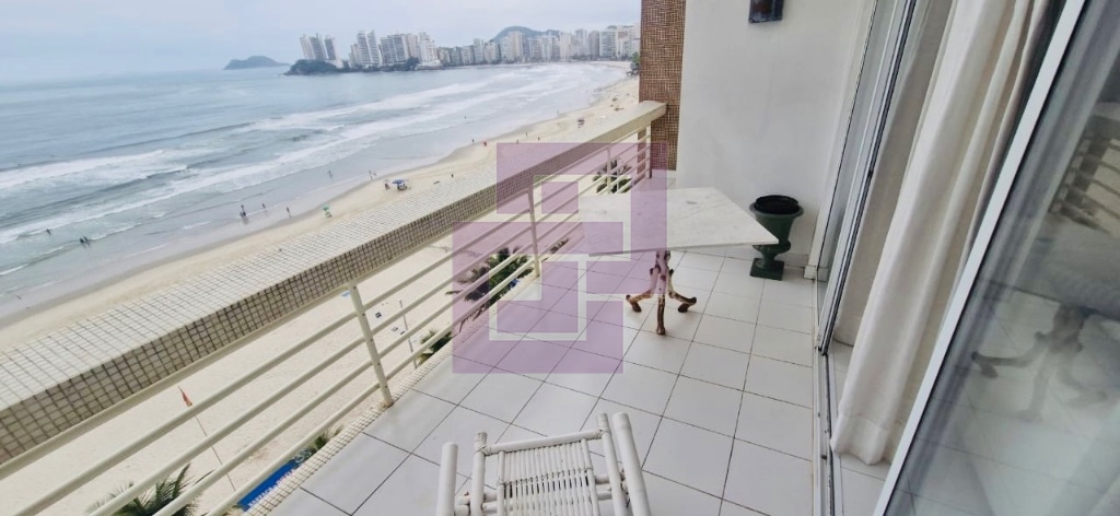 Apartamento à venda em Pitangueiras, Guarujá - 3 dormitórios, vista para o mar