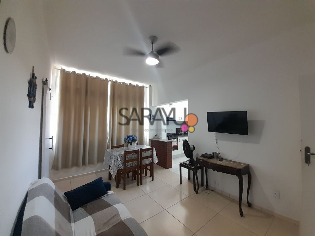Apartamento Padrão de 02 dormitórios para venda nas Pitangueiras Guarujá.