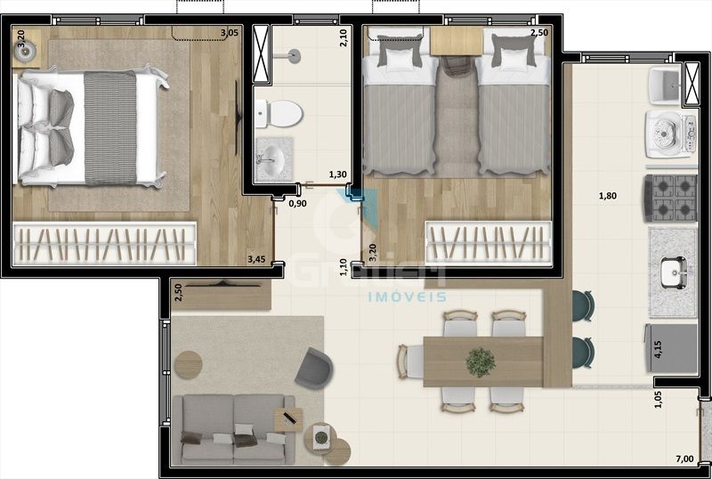 Apartamento à venda no condomínio vistas do botânico – cedro