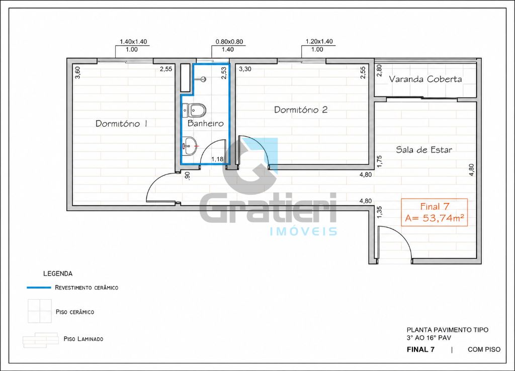 Apartamento novo e nunca habitado no sintonia residencial