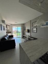 Excelente apartamento totalmente mobiliado, com 44 m², localizado no Condomínio Villa Del Sol Residences, na Estrada do Pontal, uma das regiões mais agradáveis do Recreio dos Bandeirantes. - JAF Imóveis