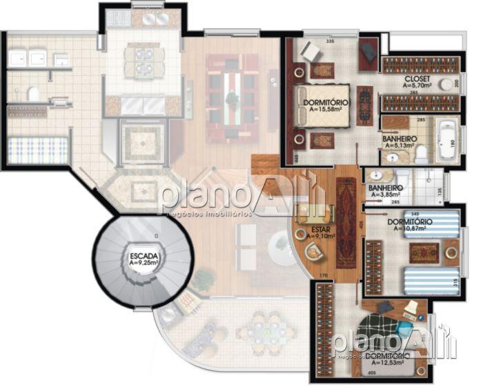 Venda de Apartamentos / Padrão na cidade de Gravataí